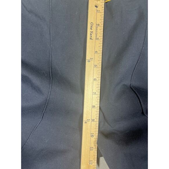 Polo Ralph Lauren Pants Women 10 Navy Mid-Rise Elastic Waist Tapered Leg Pull On - Picture 7 of 9